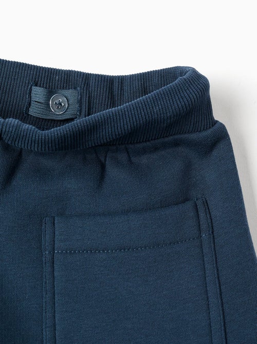 Jogpant en coton peigné avec poches cargo et imprimé - Kiabi