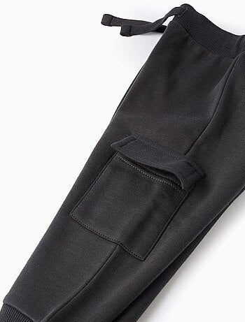 Jogpant en coton polyester peigné avec Poches Cargo