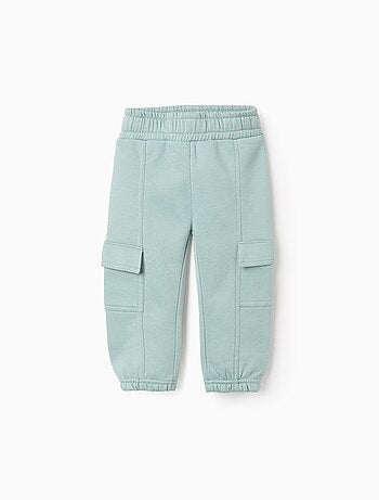 Jogpant en coton polyester peigné avec Poches Cargo