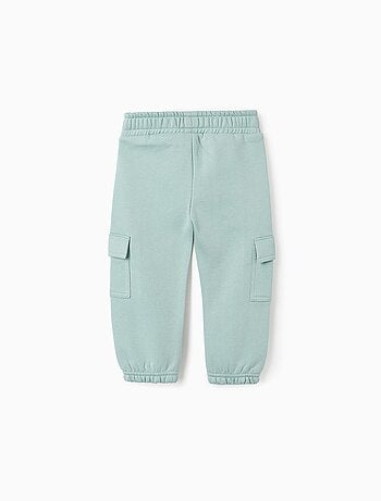 Jogpant en coton polyester peigné avec Poches Cargo