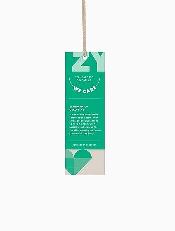 Jogpant en coton polyester peigné avec Taille Paperbag