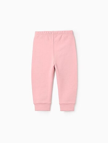 Jogpant en coton polyester peigné