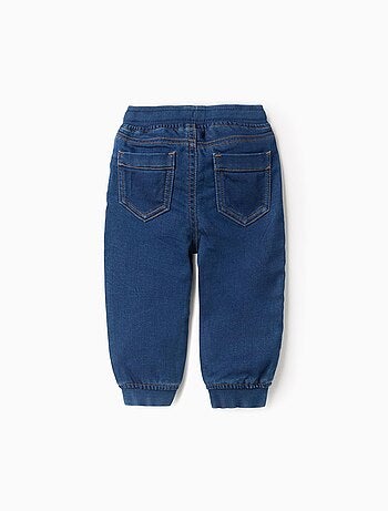Jogpant en Denim avec Cordon de Serrage