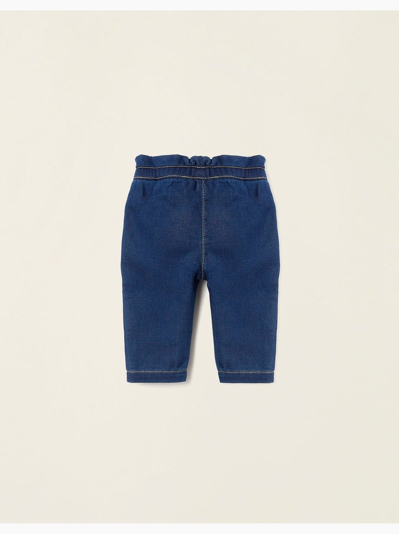 Jogpant en Jean avec Nœud Bleu - Kiabi