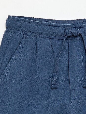 Jogpant en lin mélangé