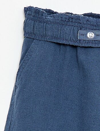 Jogpant en lin mélangé