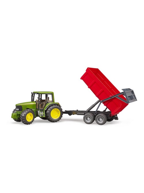 John Deere 6920 avec remorque à benne basculante - Kiabi