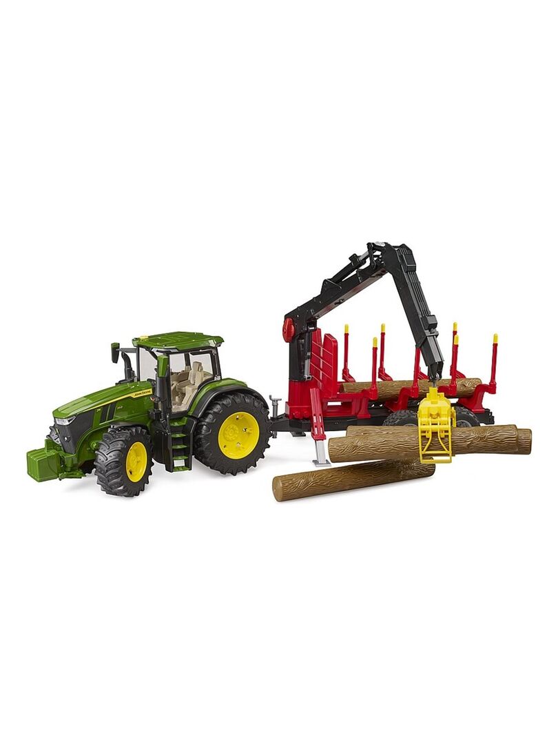 Tracteur John Deere avec transporteur - Voiture et figurine - JEUX, JOUETS  -  - Livres + cadeaux + jeux