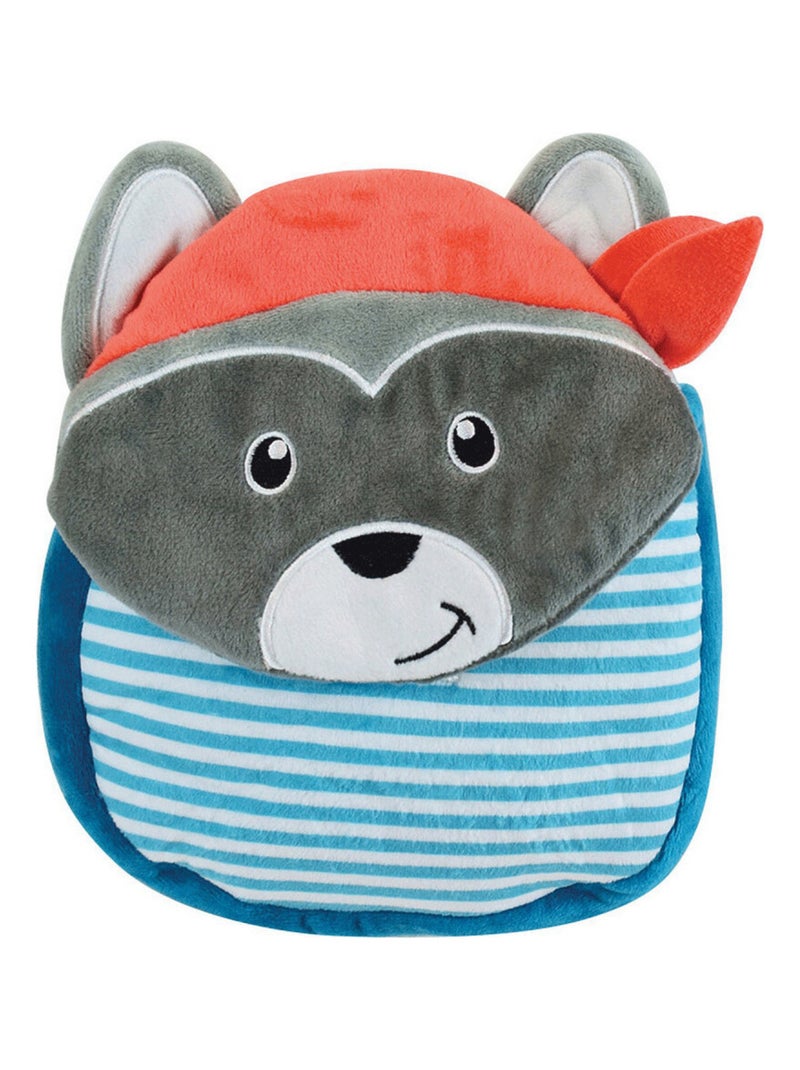 John le Raton sac à dos en Peluche  3D - Hauteur 23 cm Multicolore - Kiabi
