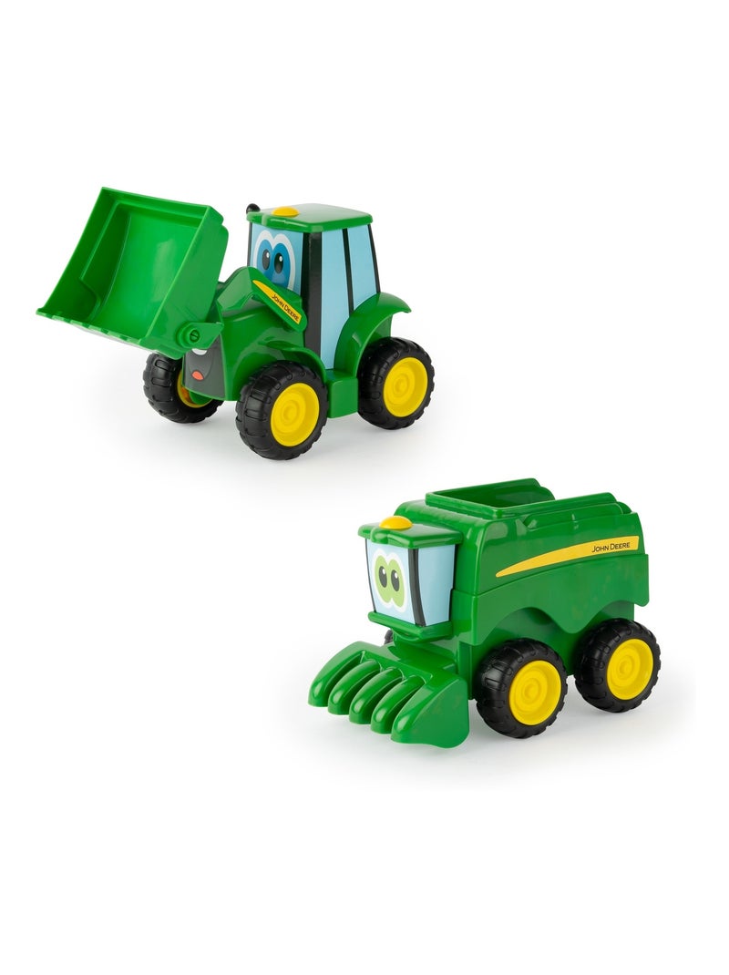 Johnny le tracteur & corey dès 18 mois Vert - Kiabi