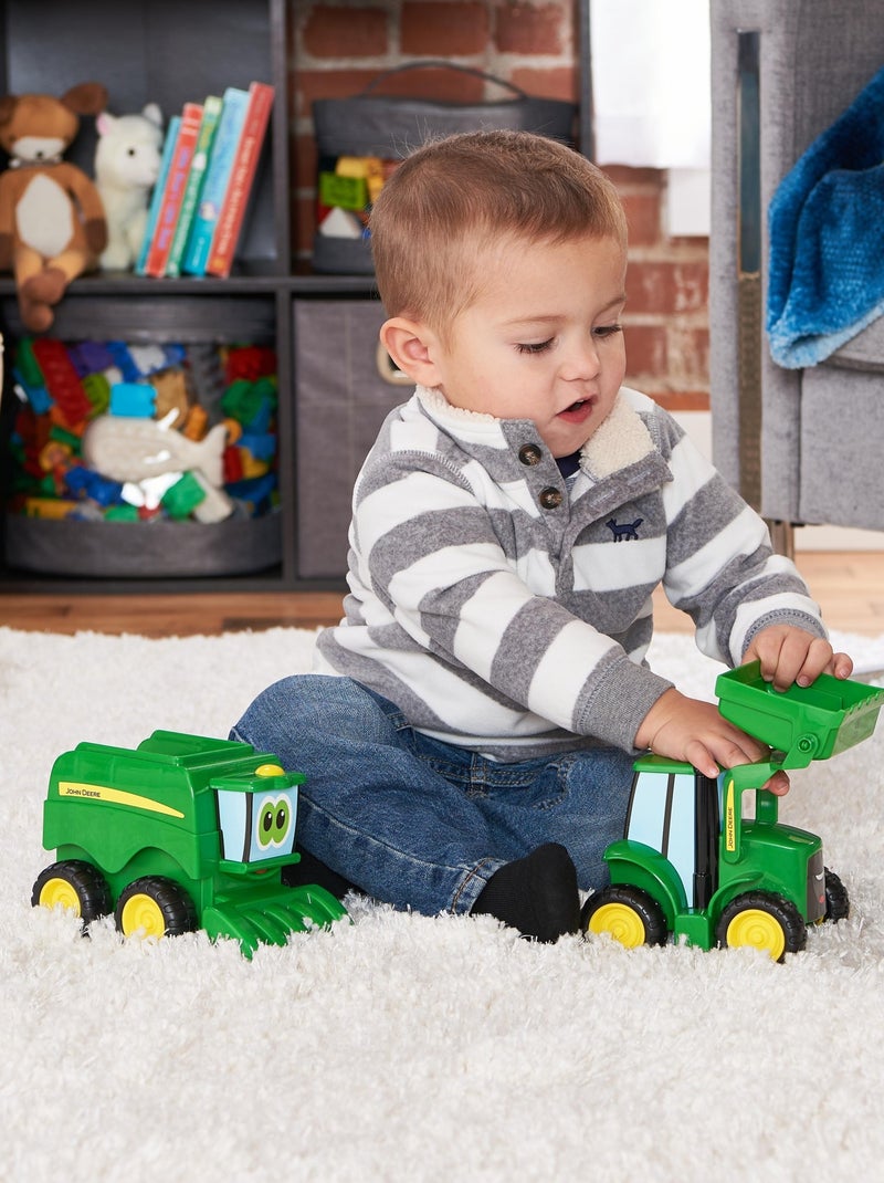 Johnny le tracteur & corey dès 18 mois Vert - Kiabi