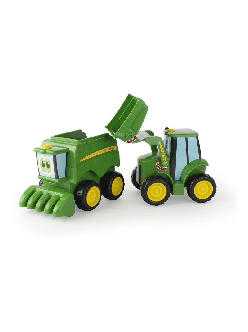 Johnny le tracteur & corey dès 18 mois Vert - Kiabi