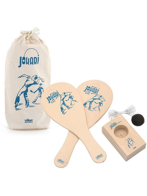 Jokari bois massif en sac coton - Kiabi
