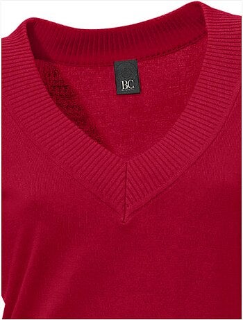 Joli Pull Basique à Encolure En V - Taille Standard - helline