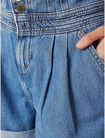 Joli short en jean taille haute avec poches istanbul