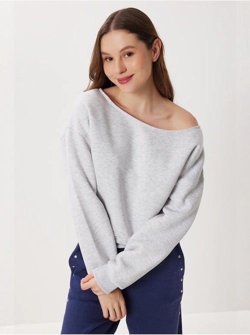 Joli sweat-shirt à enfiler à col asymétrique istanbul - Kiabi Joli sweat-shirt à enfiler à col asymétrique istanbul - Kiabi