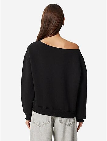 Joli sweat-shirt à enfiler à col asymétrique istanbul
