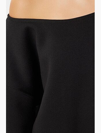 Joli sweat-shirt à enfiler à col asymétrique istanbul