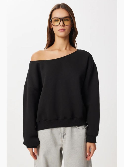 Joli sweat-shirt à enfiler à col asymétrique istanbul - Kiabi Joli sweat-shirt à enfiler à col asymétrique istanbul - Kiabi