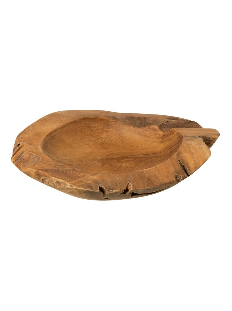 Jolie coupelle ronde en Teck Marron - Kiabi