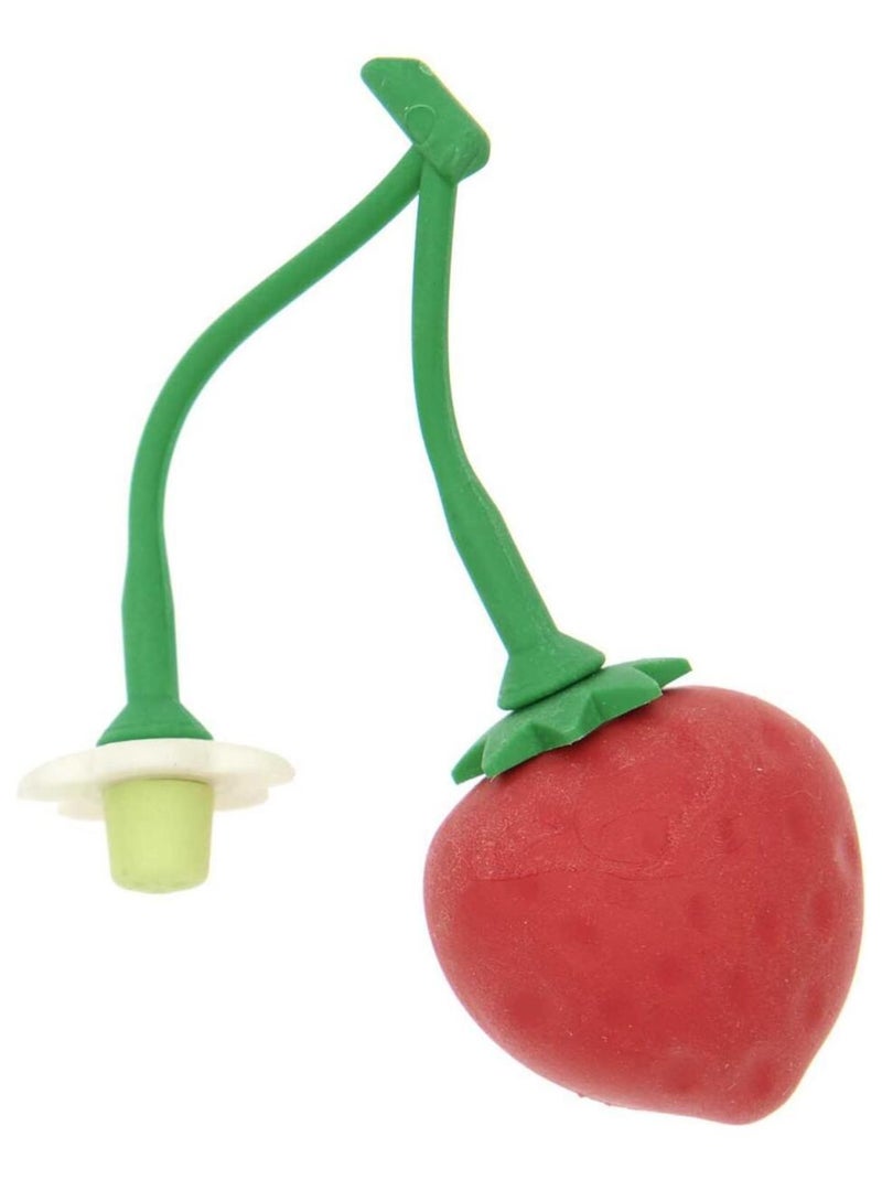 Jolie gomme fraise avec tige en 3D N/A - Kiabi