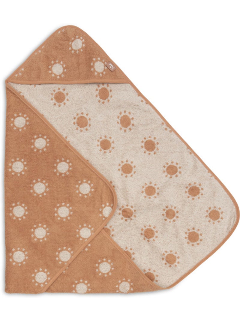 Jollein - cape de bain en éponge Orange corail - Kiabi
