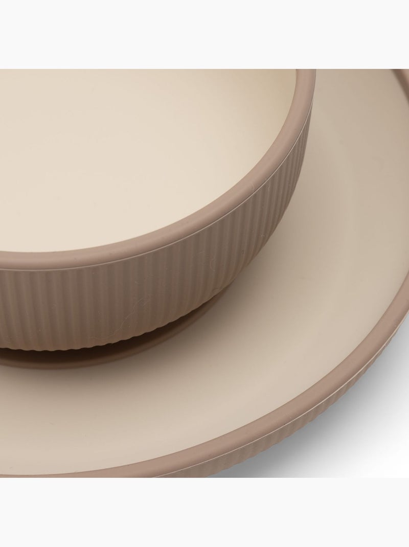 Jollein - coffret repas en silicone Beige - Kiabi