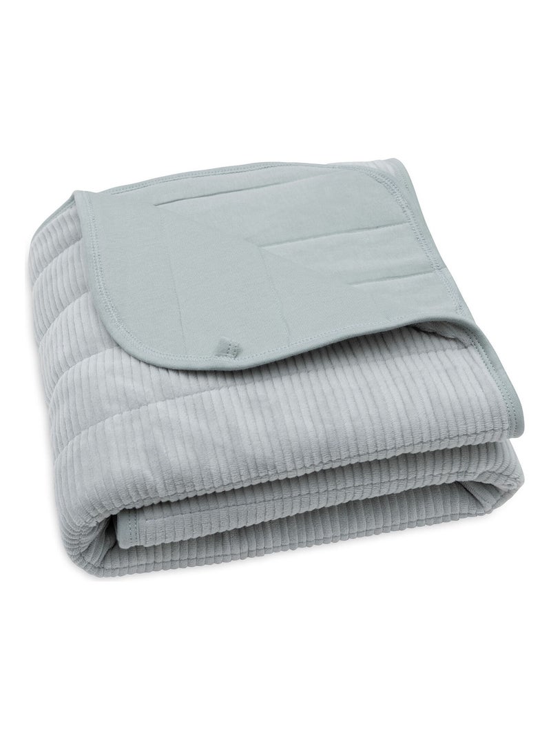 Jollein - Couverture en jersey Vert d'eau - Kiabi