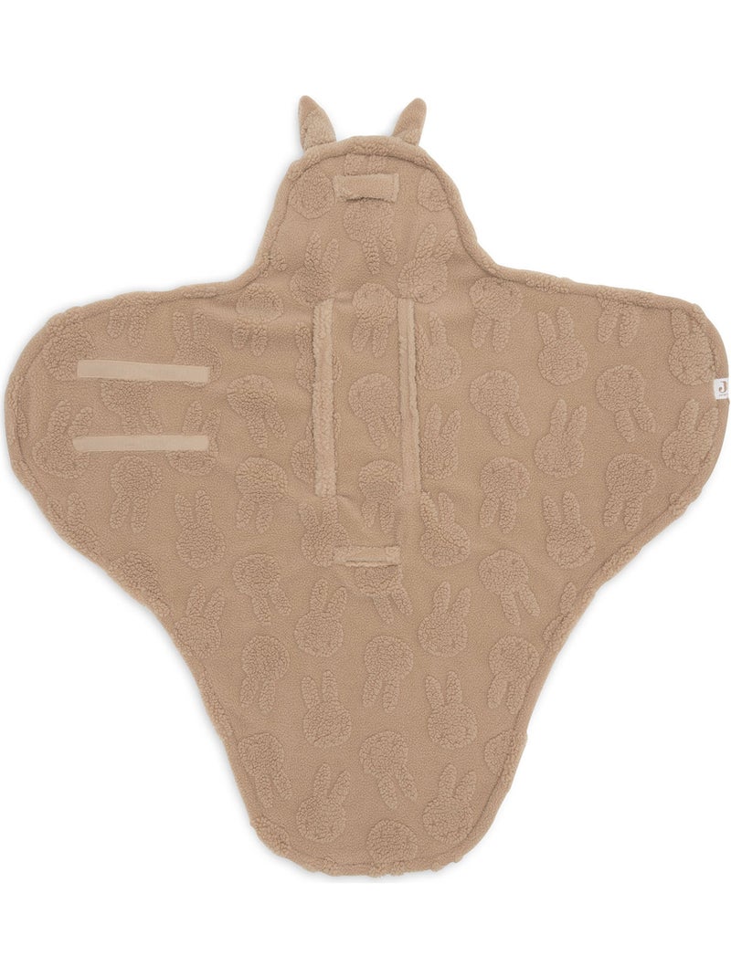 Jollein - couverture nomade bunny Marron - Kiabi