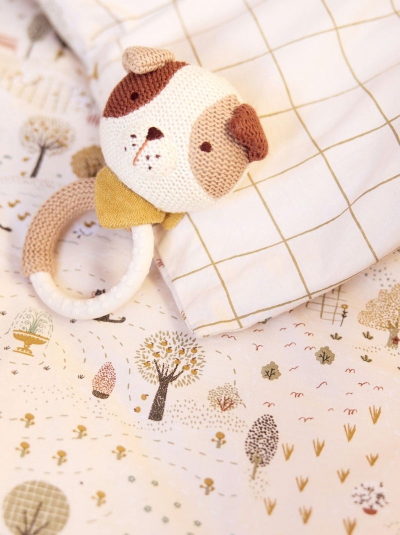 Jollein - Housse de couette + taie d'oreiller Ecru - Kiabi