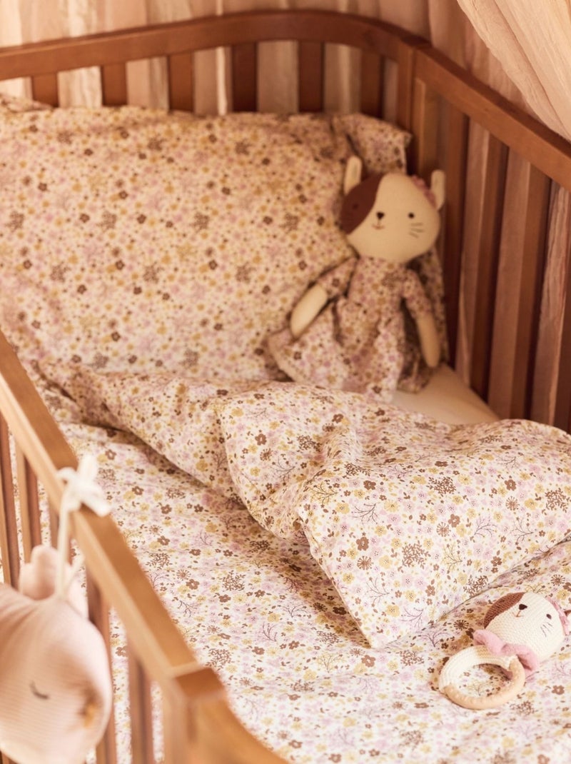 Jollein - Housse de couette + taie d'oreiller Rose - Kiabi