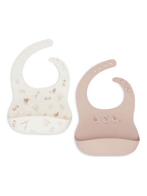 Jollein - Lot de 2 bavoirs en silicone - Kiabi