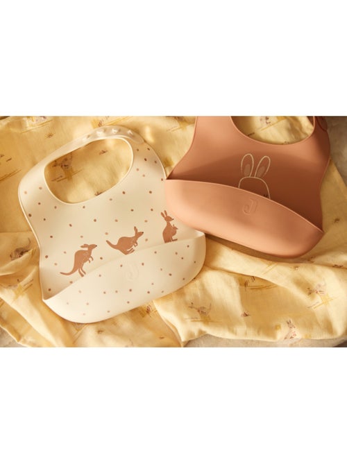 Jollein - Lot de 2 bavoirs en silicone - Kiabi