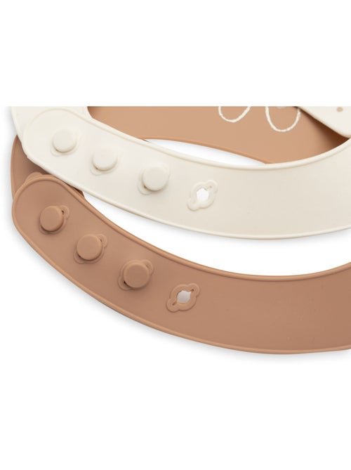 Jollein - Lot de 2 bavoirs en silicone - Kiabi
