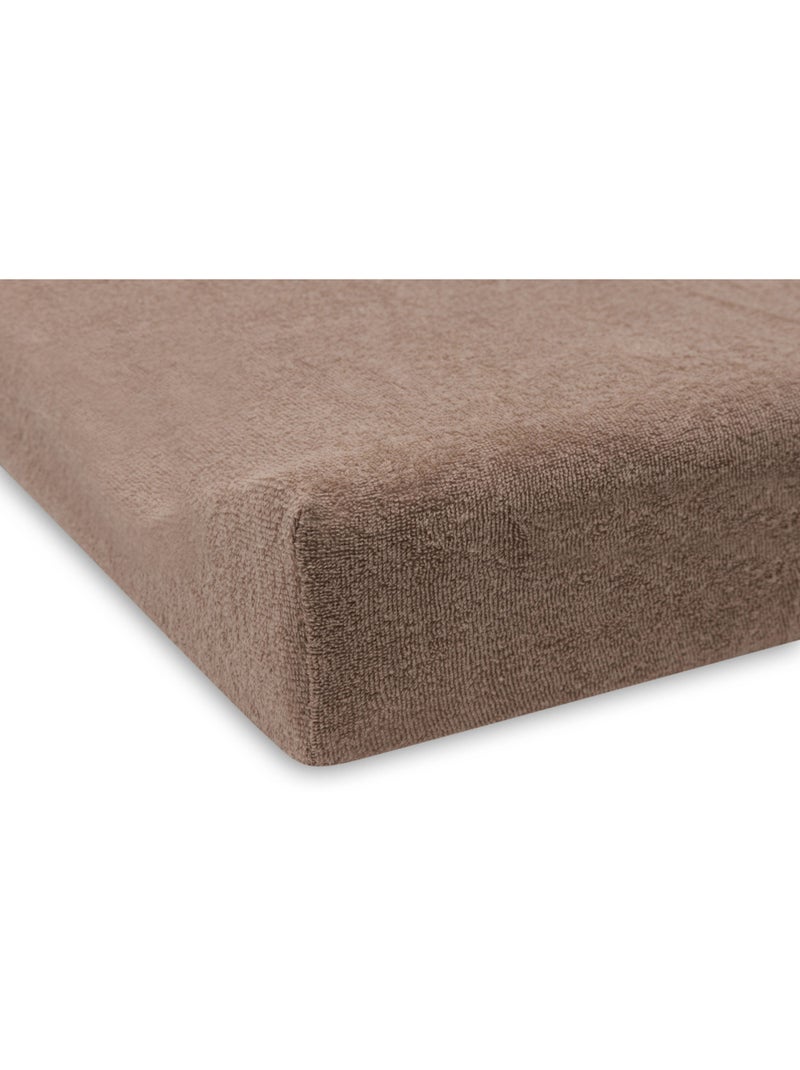 Jollein - Lot de 2 housses de matelas à langer Marron - Kiabi