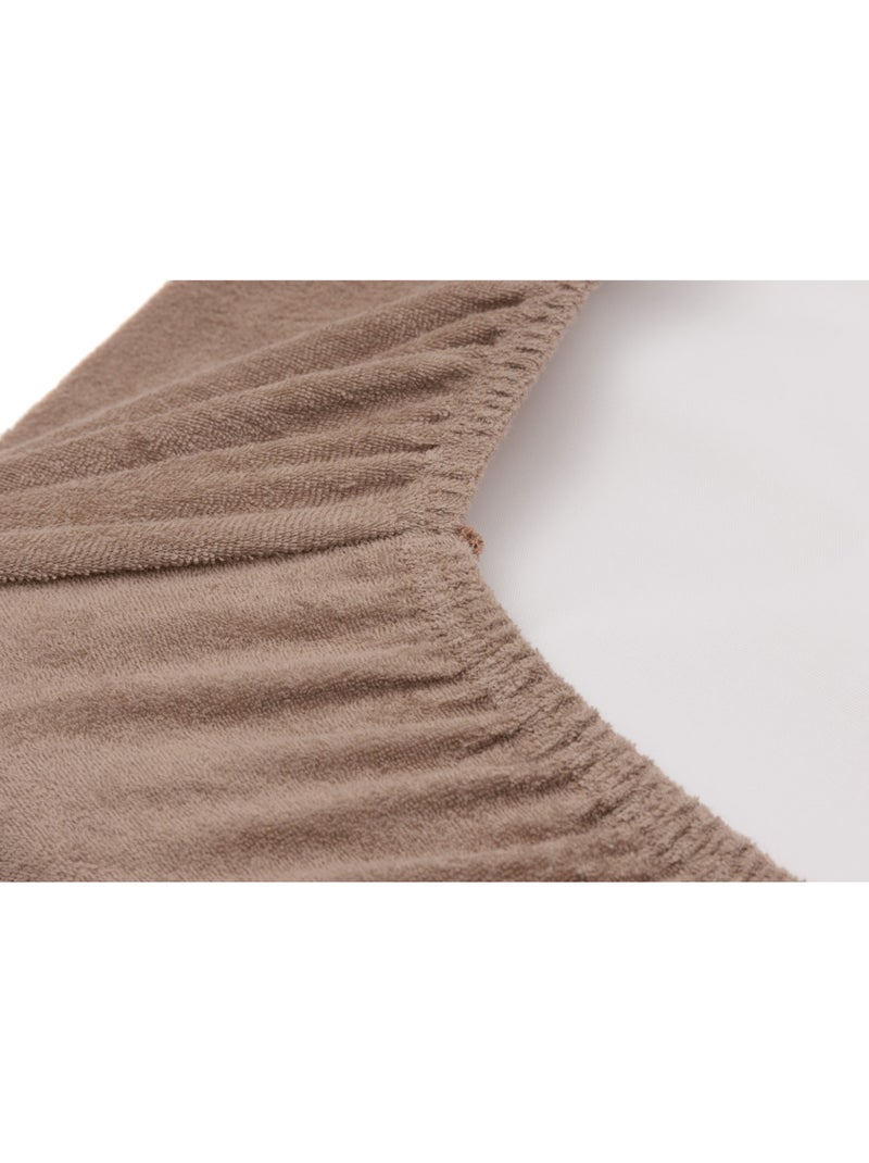 Jollein - Lot de 2 housses de matelas à langer Marron - Kiabi