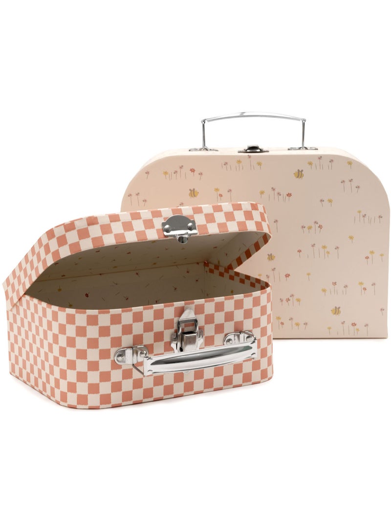 Jollein - Lot de 2 valisettes Rose - Kiabi