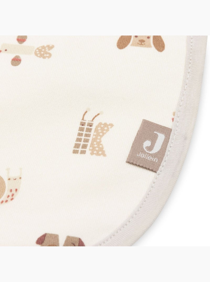 Jollein - Lot de 5 bavoirs imperméables Blanc - Kiabi