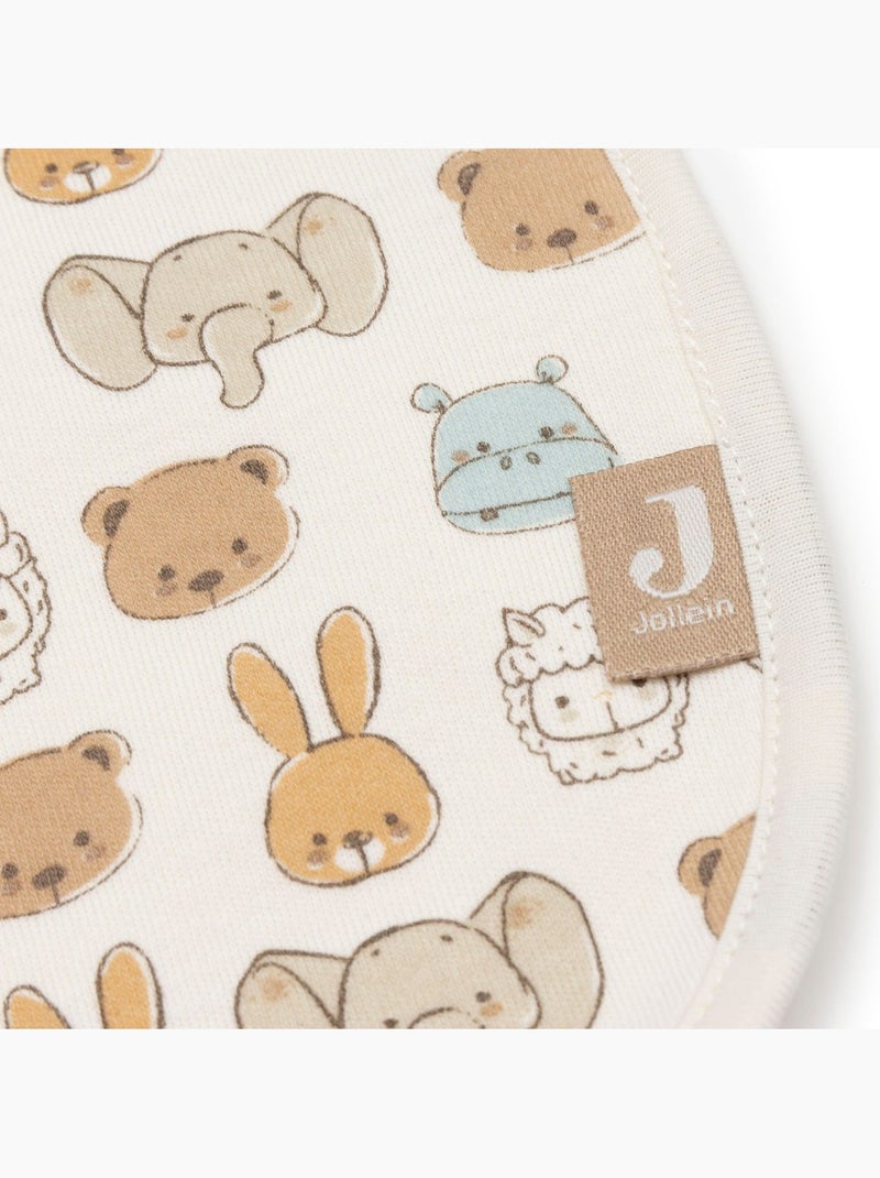 Jollein - lot de 5 bavoirs imperméables Bleu - Kiabi