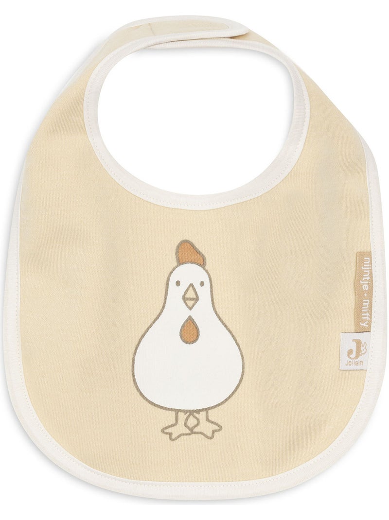 Jollein - Lot de 5 bavoirs imperméables Ecru - Kiabi