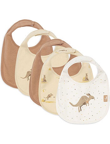 Jollein - Lot de 5 bavoirs imperméables
