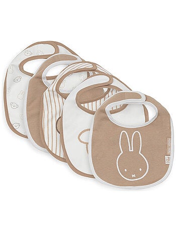 Jollein - Lot de 5 bavoirs imperméables