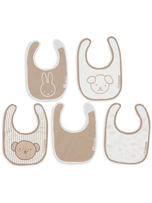 Jollein - Lot de 5 bavoirs imperméables - Kiabi