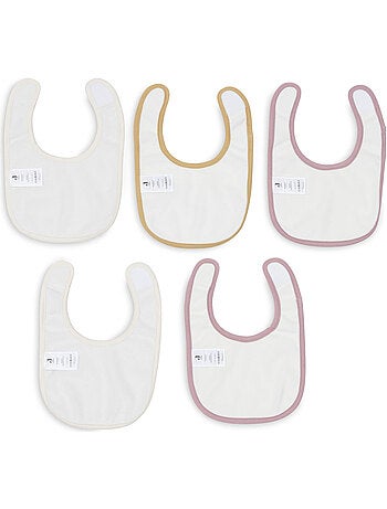 Jollein - Lot de 5 bavoirs imperméables