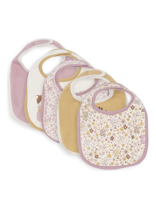 Jollein - Lot de 5 bavoirs imperméables - Kiabi