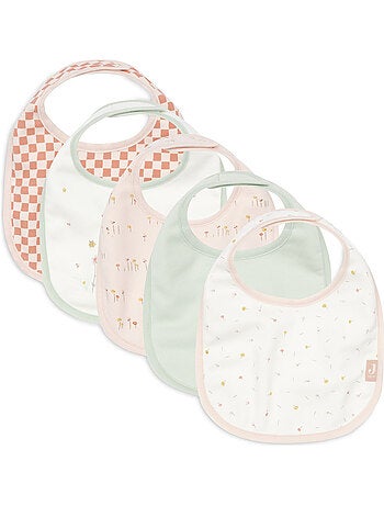Jollein - Lot de 5 bavoirs imperméables