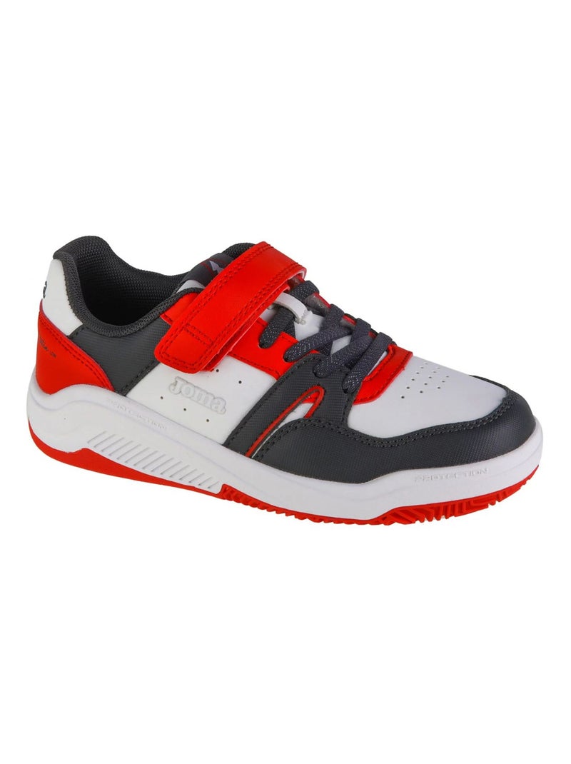 Joma - Baskets PLATEA Blanc / Noir / Rouge - Kiabi