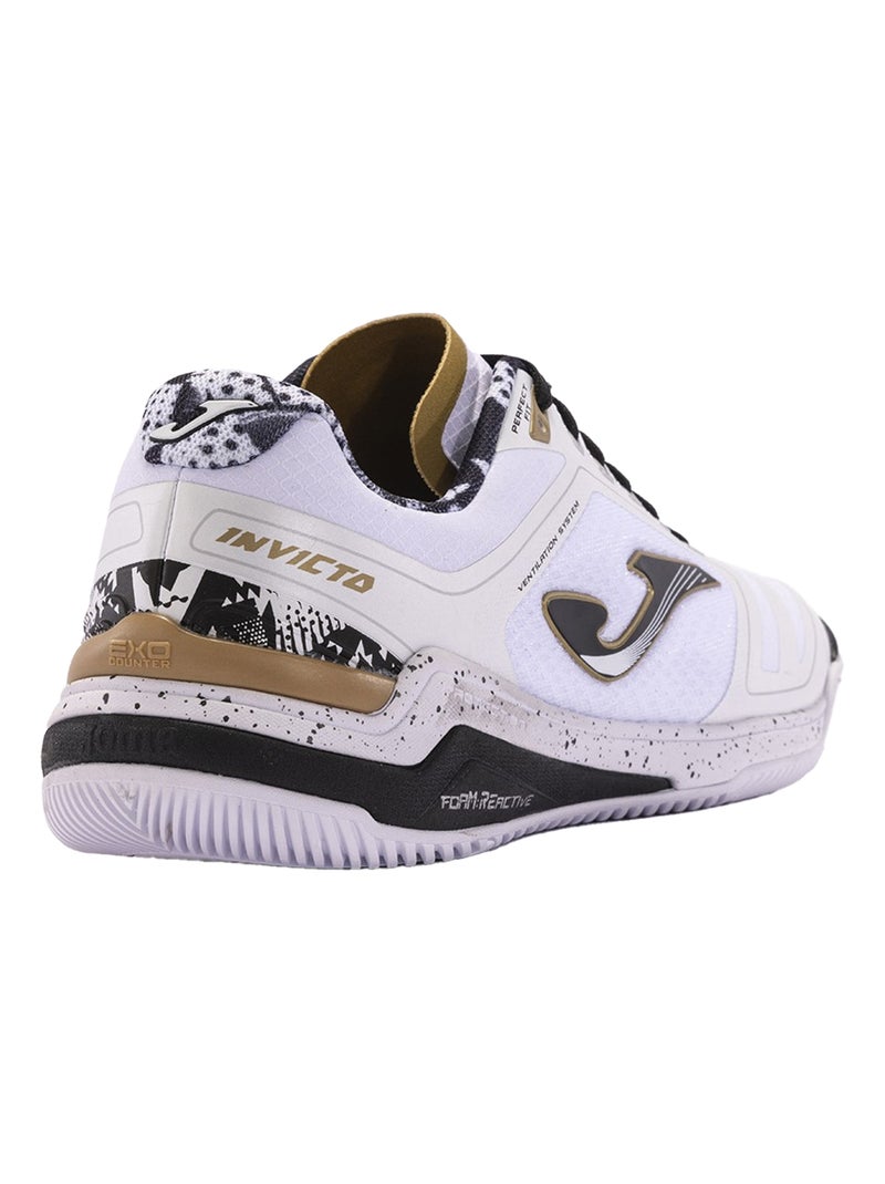 Joma - Chaussures de foot en salle INVICTO Blanc Noir - Kiabi