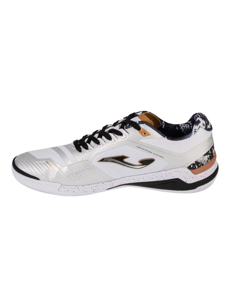 Joma - Chaussures de foot en salle INVICTO Blanc Noir - Kiabi