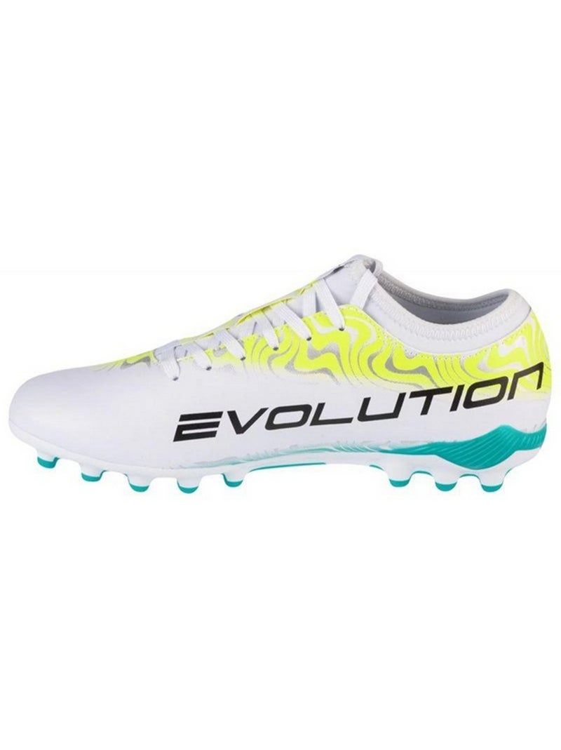 Joma - Chaussures de foot pour terrain artificiel EVOLUTION Blanc Jaune Bleu - Kiabi